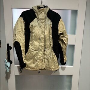 The North Face Tan and Black gore-Tex jacket RN 61661